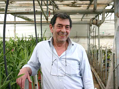 Claudio Poggi - Benedetto Anfossi, titolare dell'azienda agricola